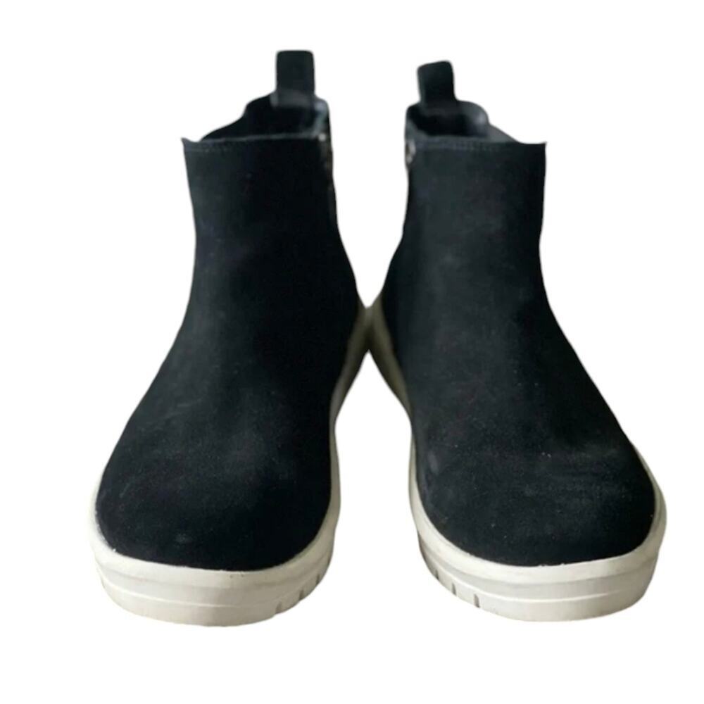 Blondo Waterproof Florette Black Suede Sneaker Chelsea Boots Size 10